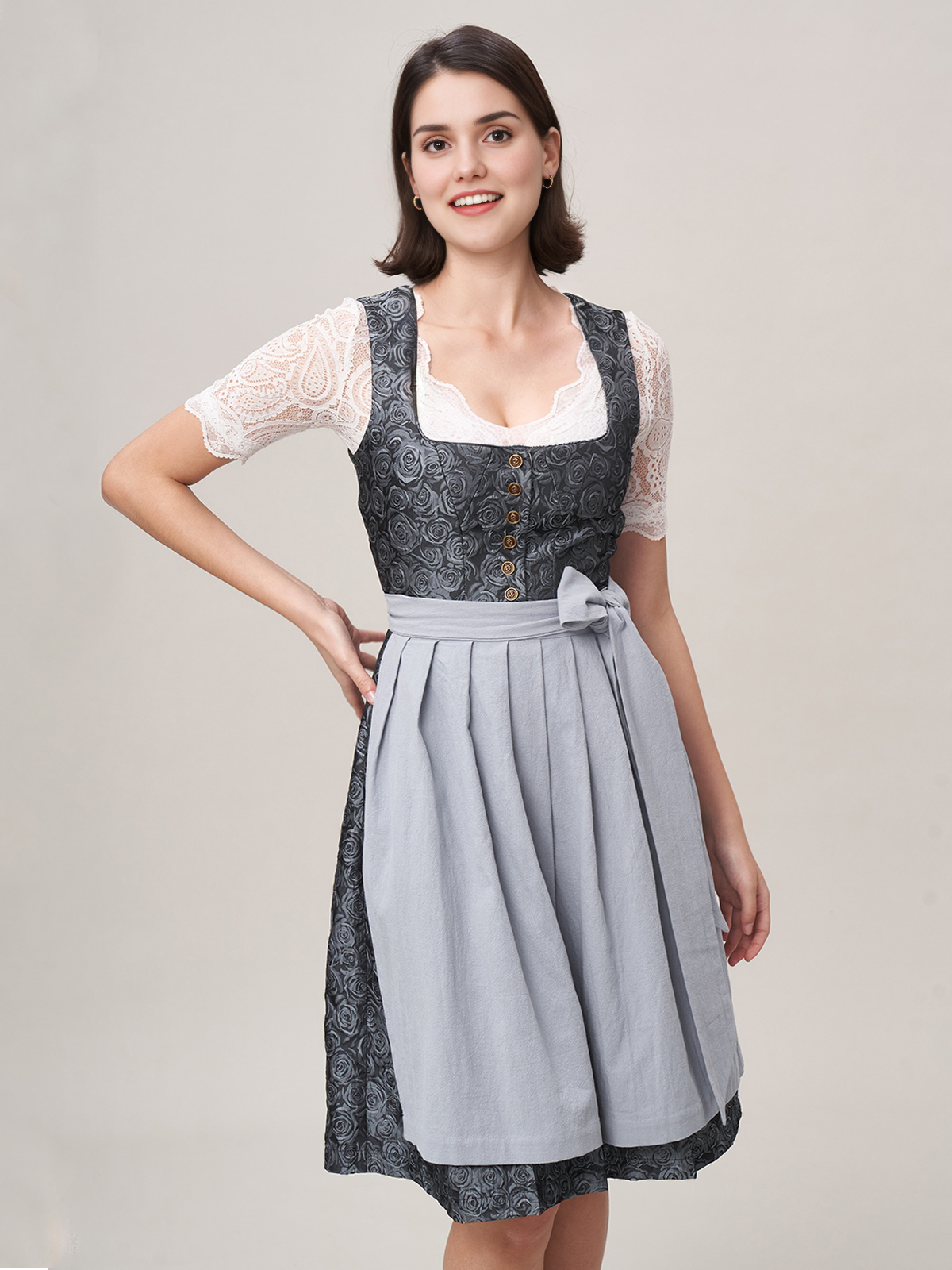 Klassisches Dirndl in Blau