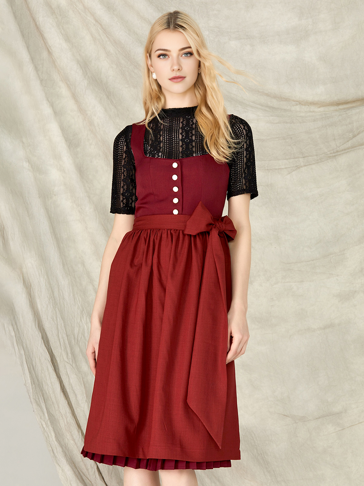 Dirndl in Rot