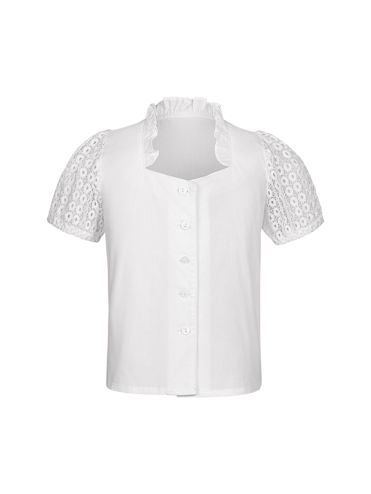Dirndlbluse grün